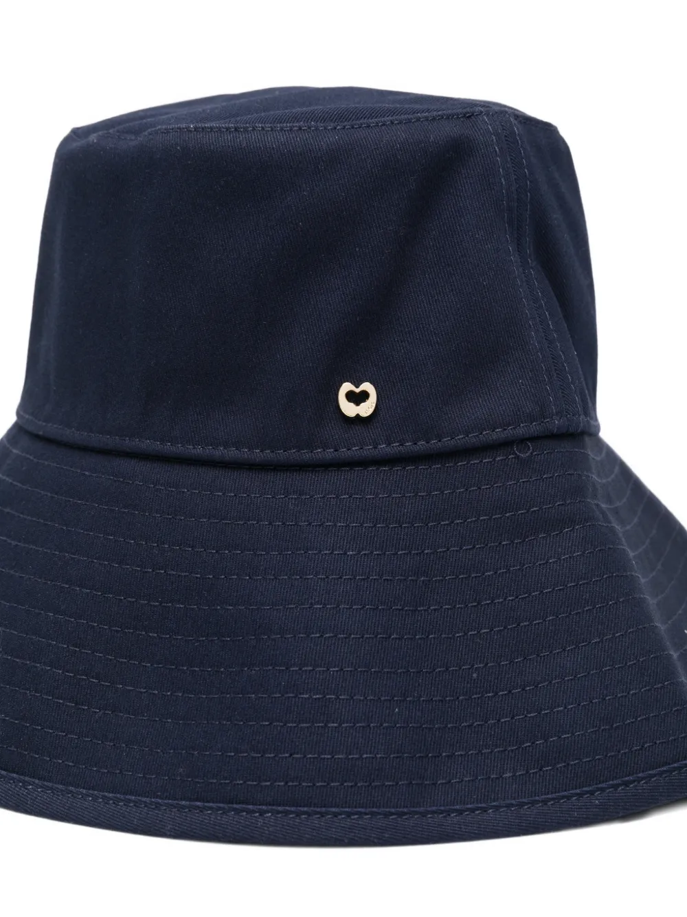 Maje Katoenen hoed met koord Blauw