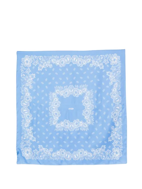 Maje mascada con estampado floral