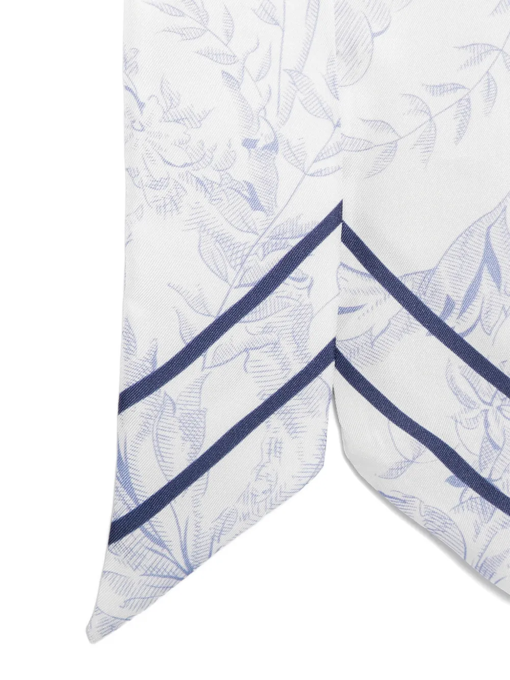 Maje Sjaal met bloemenprint Wit