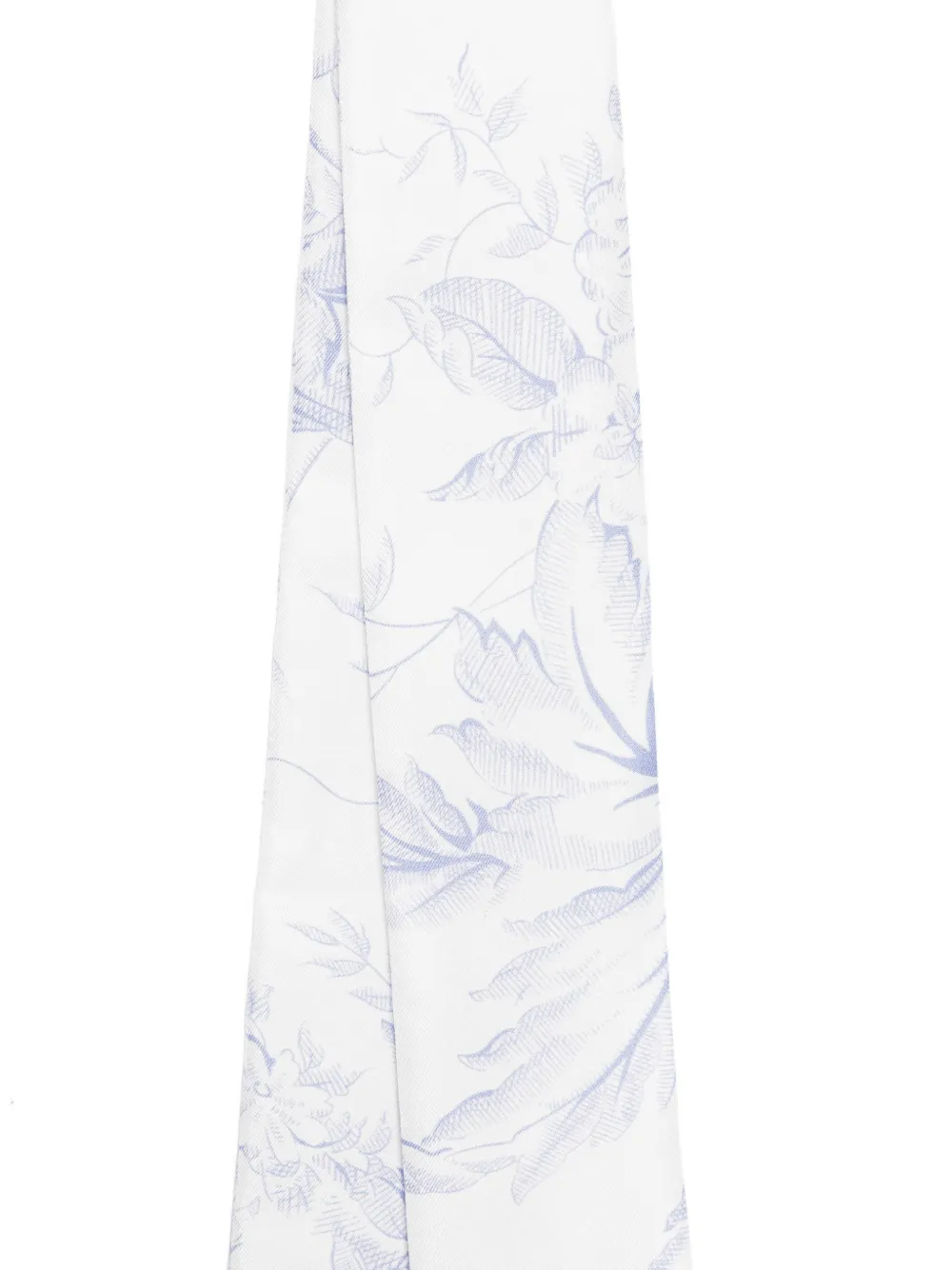 Maje Sjaal met bloemenprint Wit