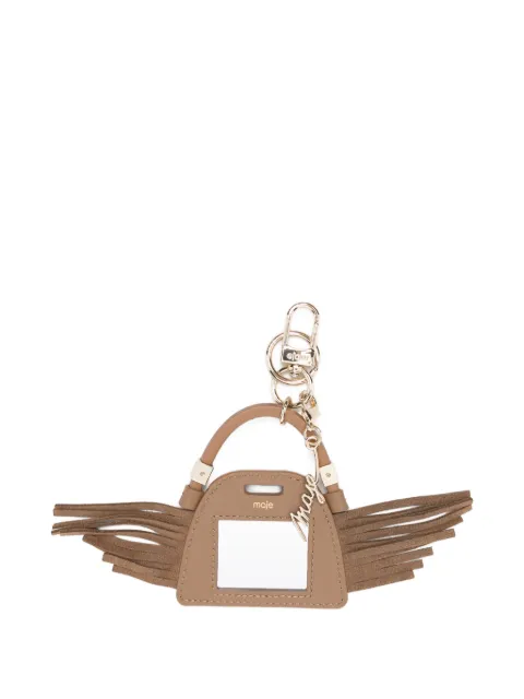 Maje tassel mirror keyring