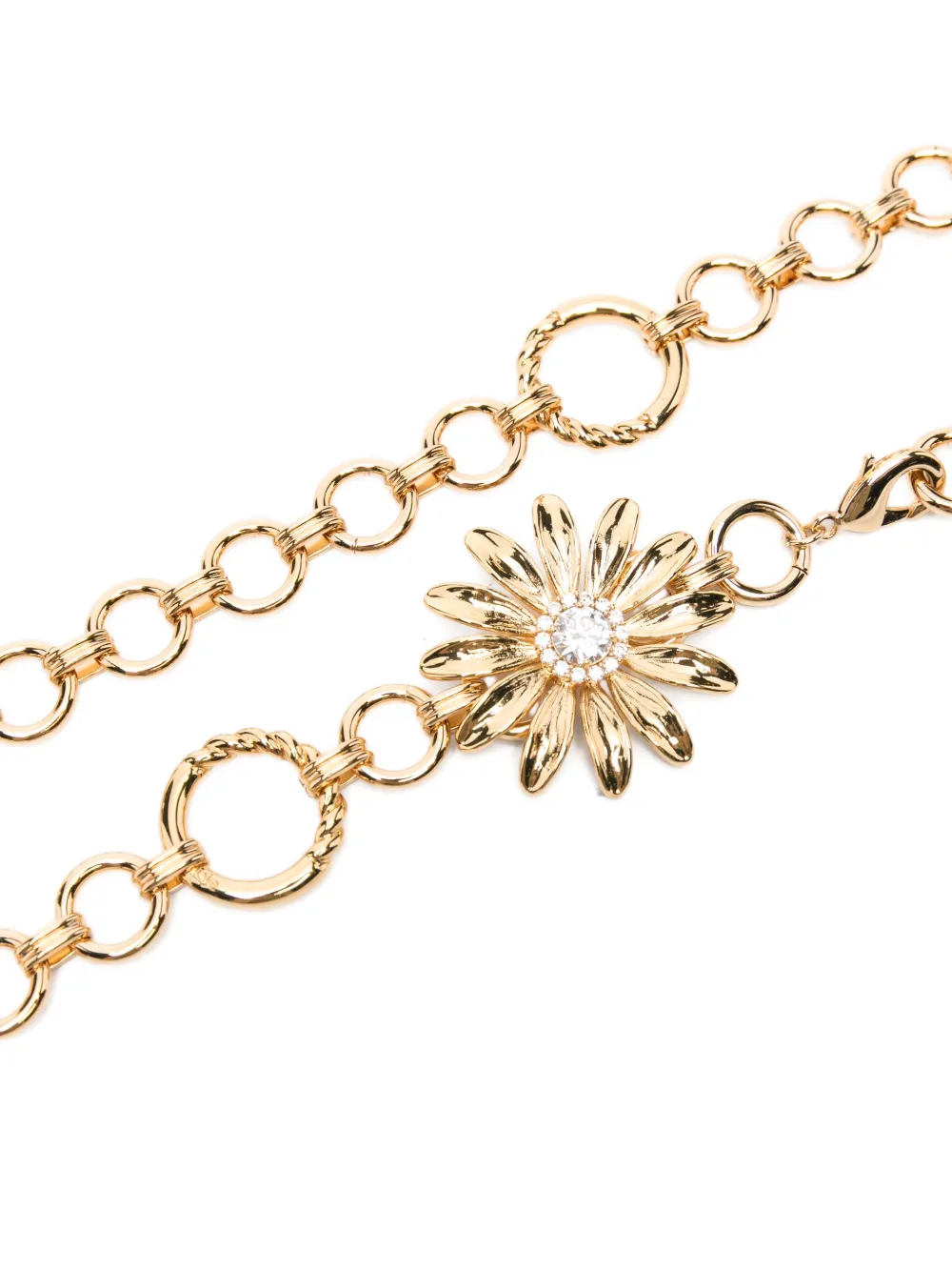 Flower Zirconia Chain Belt