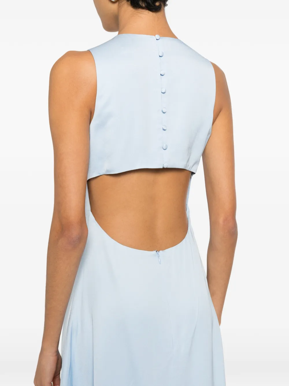 Maje Midi-jurk met A-lijn Blauw