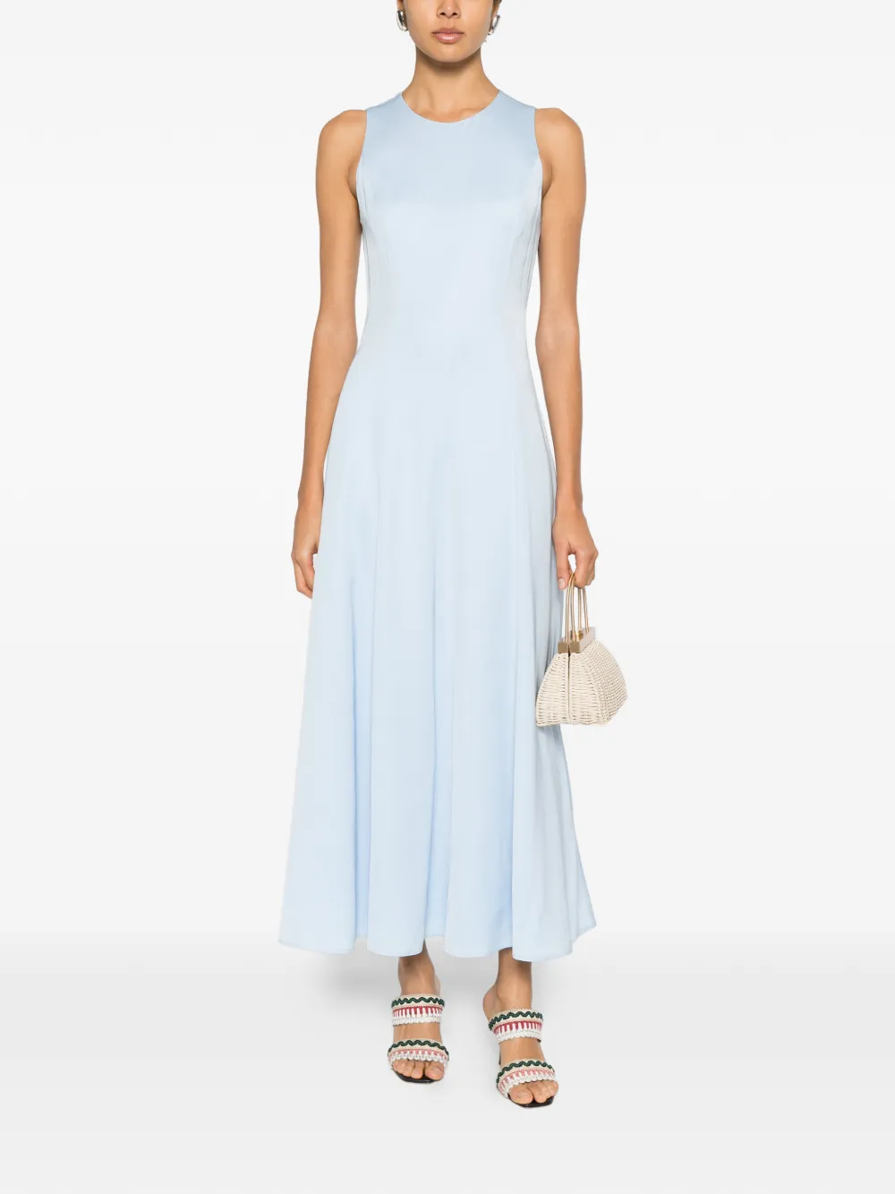  Maje A-line Midi Dress - Blue 