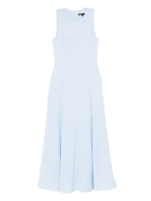 maje light blue dress Maje Sleeveless Open Back Maxi Dress