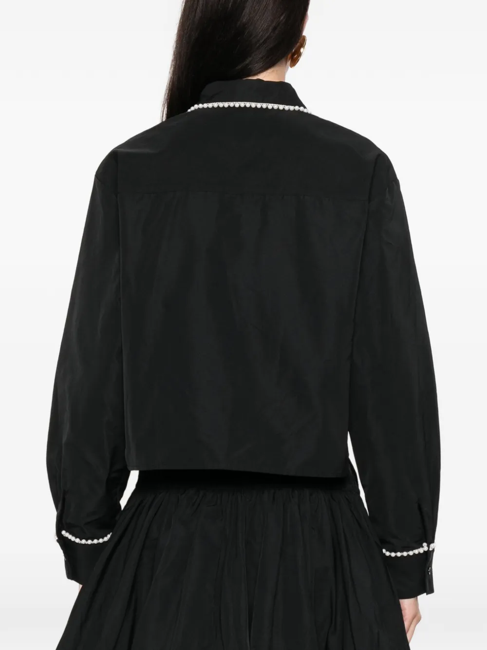 Maje Tafetta blouse Zwart