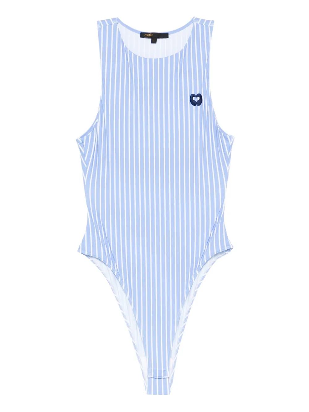 Maje Body a righe - Blu