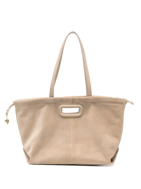 Maje suede Milpli tote bag