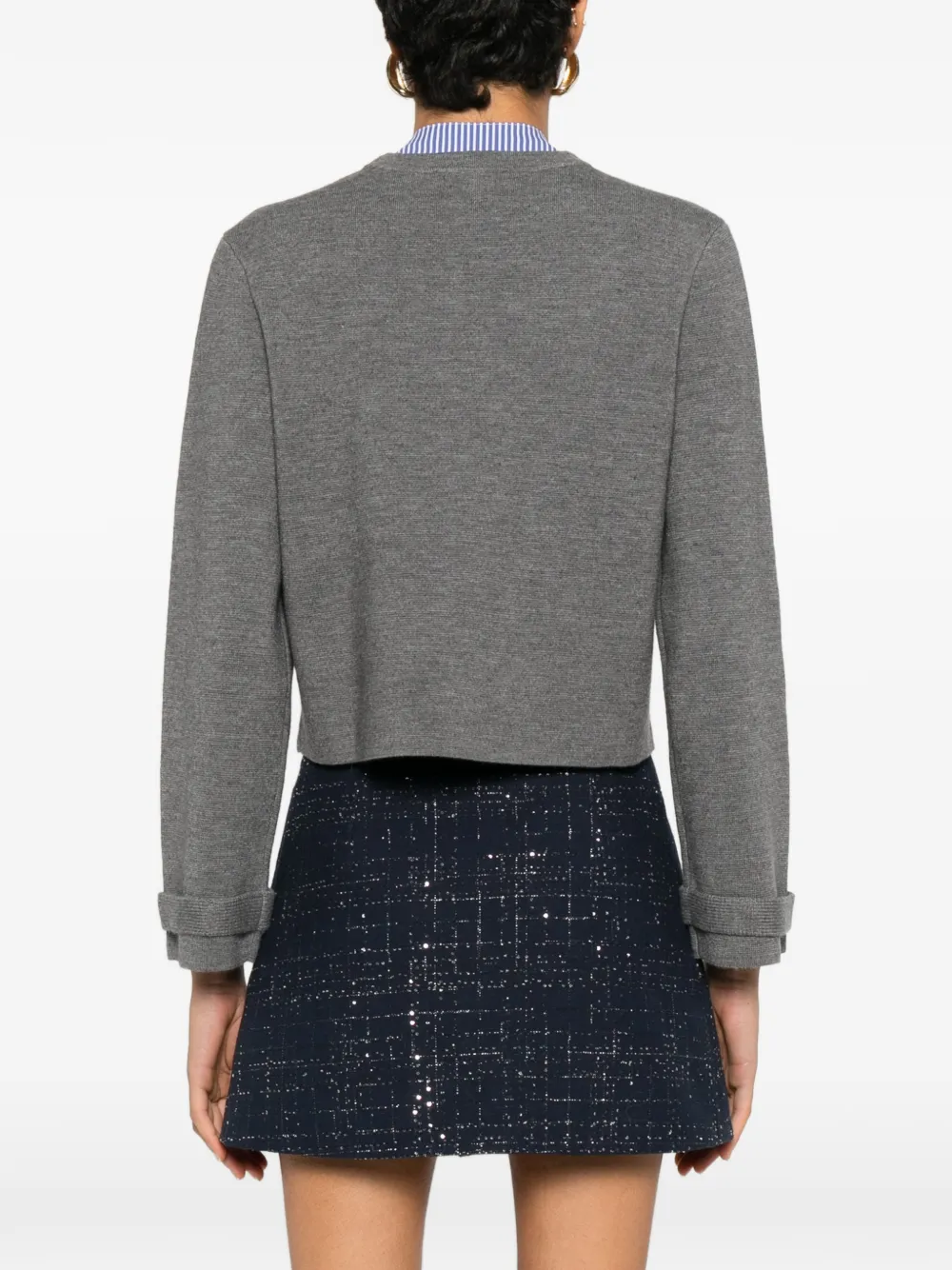 Maje Vest met knoopsluiting Grijs