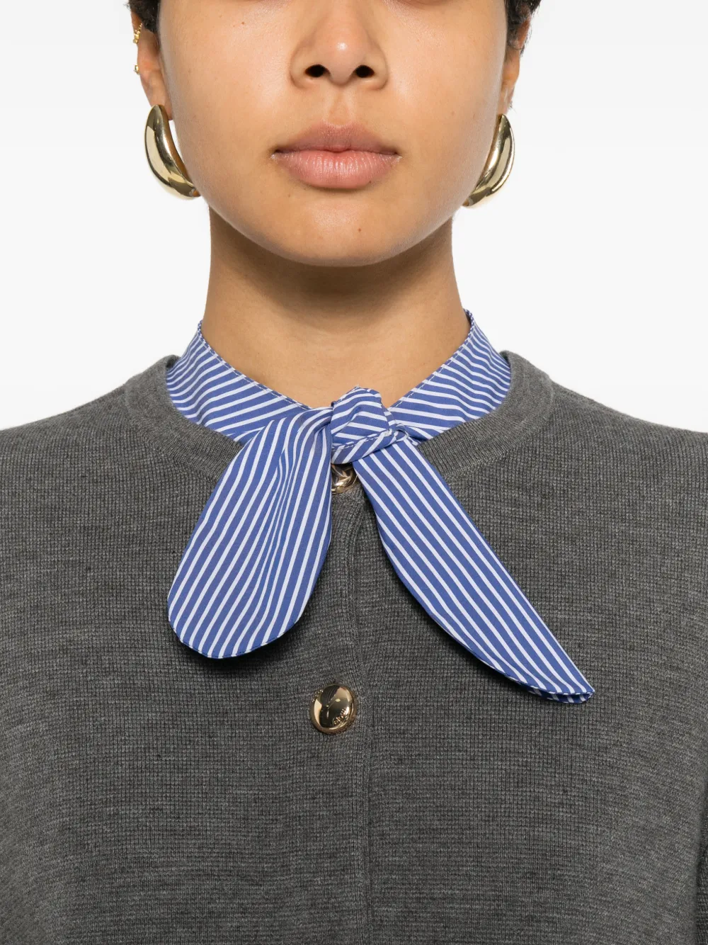 Maje Vest met knoopsluiting Grijs