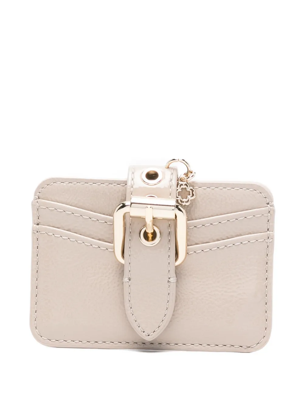 Maje Miss M leather cardholder - Toni neutri