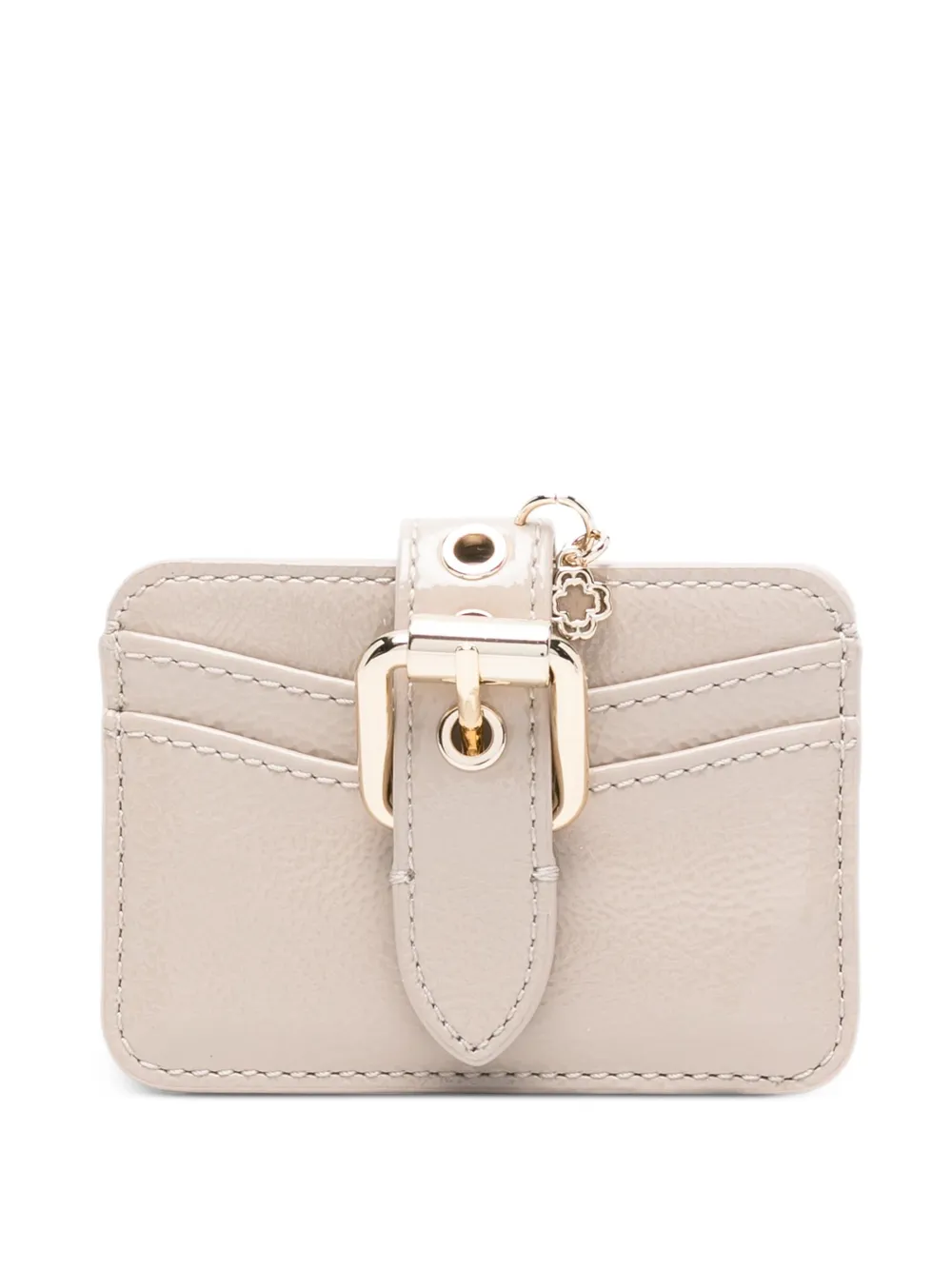 Maje Miss M leather cardholder - Toni neutri