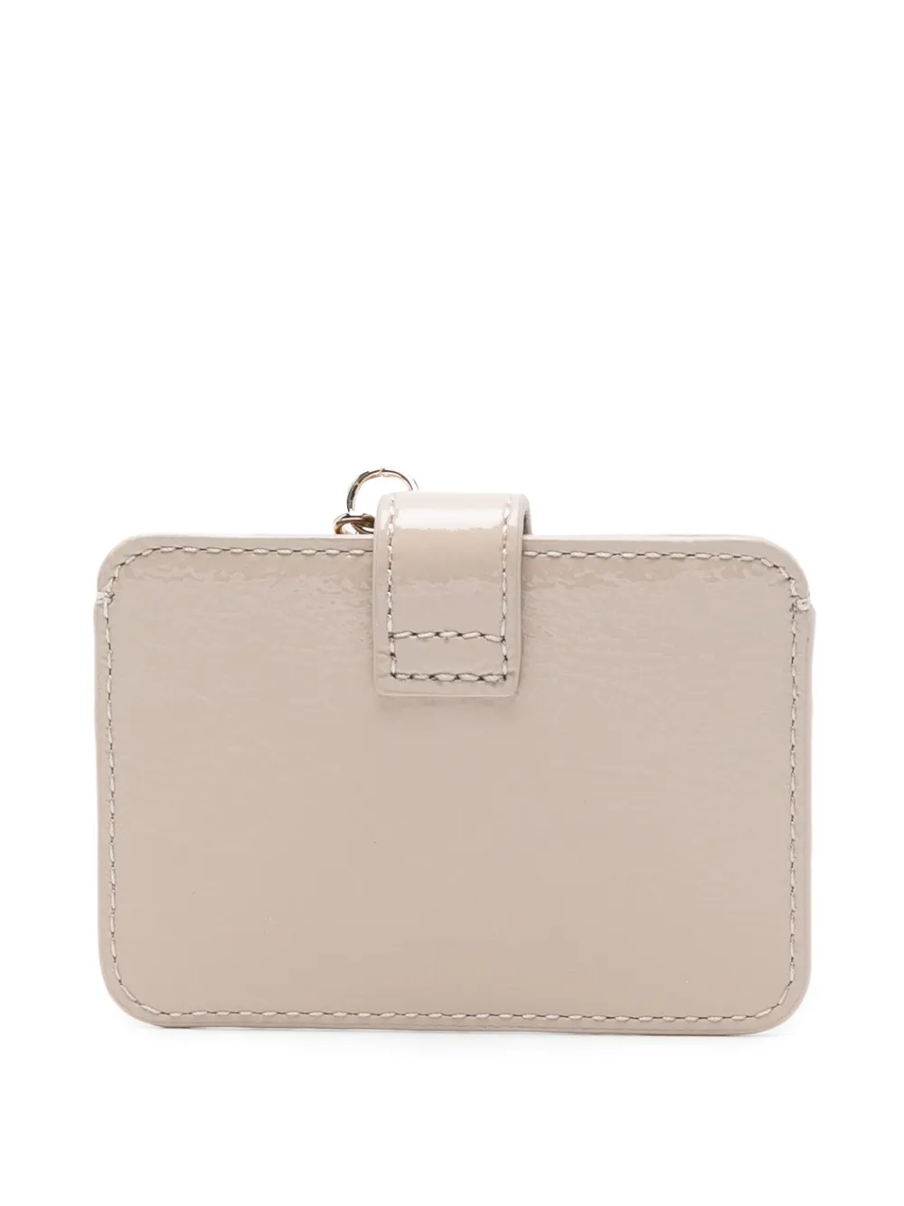  Maje Miss M Leather Cardholder - Neutrals 