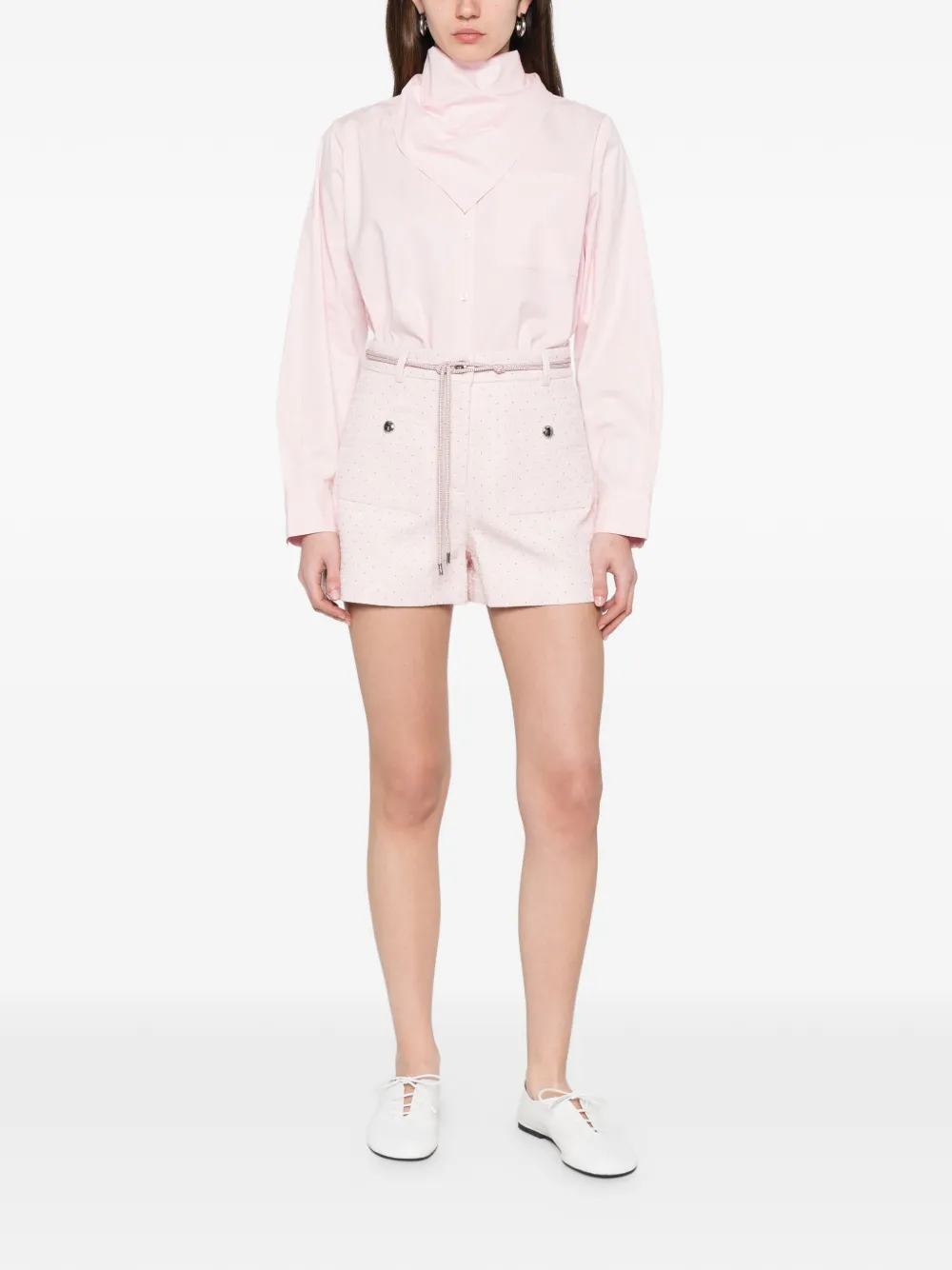  Maje Camicia Con Taschino - Rosa 