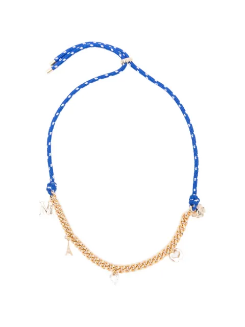 Maje charm pendant necklace