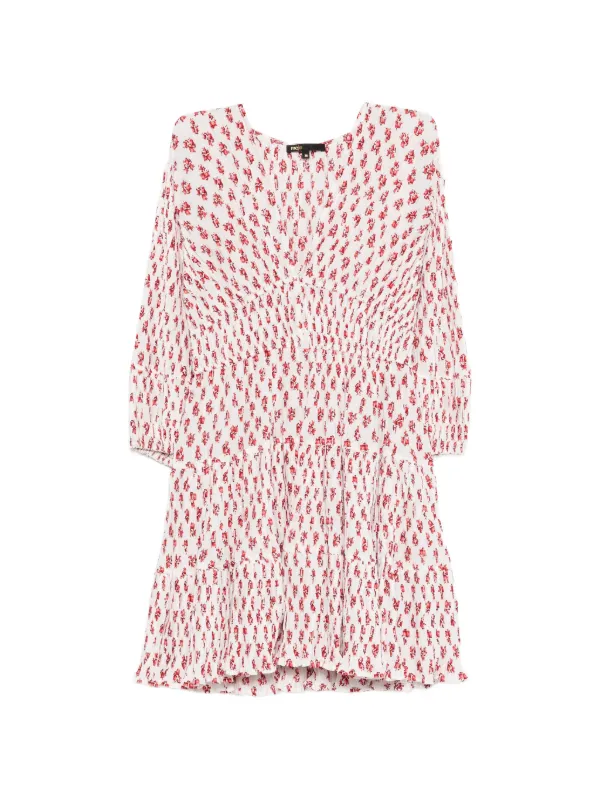 maje pink floral dress Floral print short dress Pink For Women