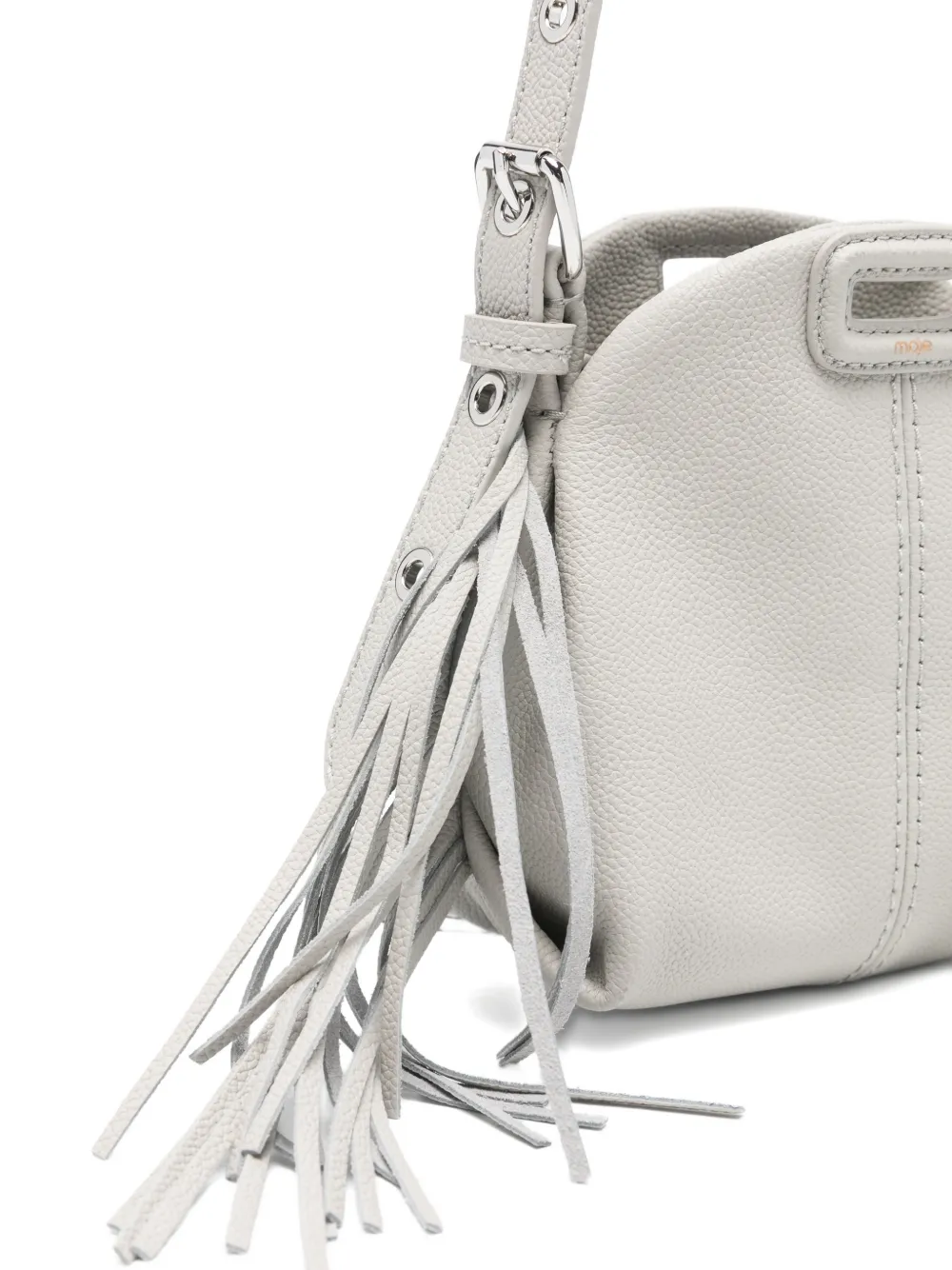 Maje Miss M mini-tas met korrelig effect Grijs