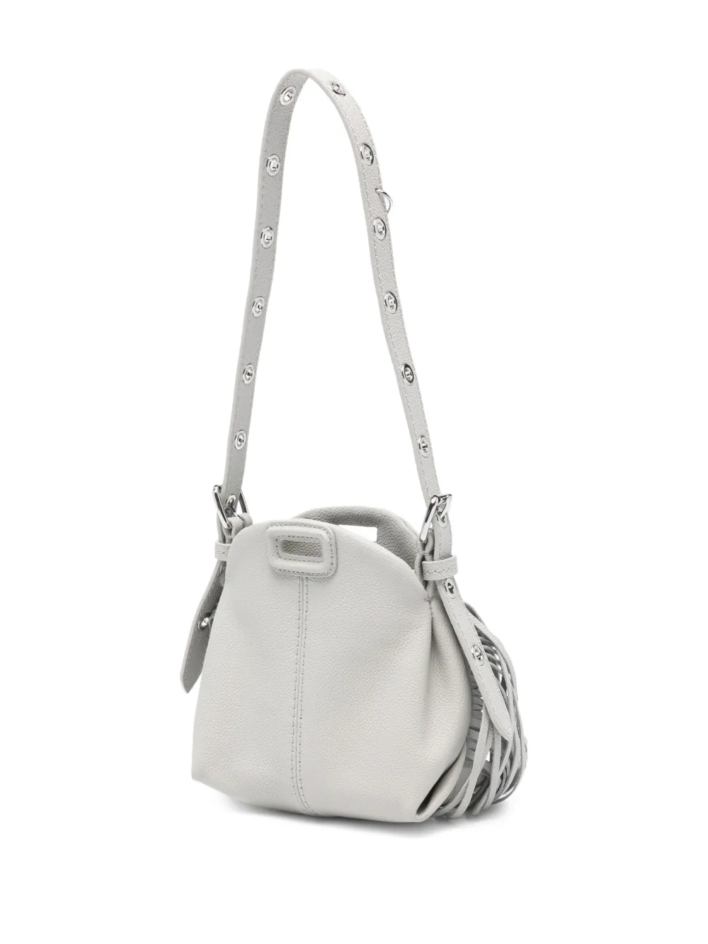 Maje Miss M mini-tas met korrelig effect Grijs