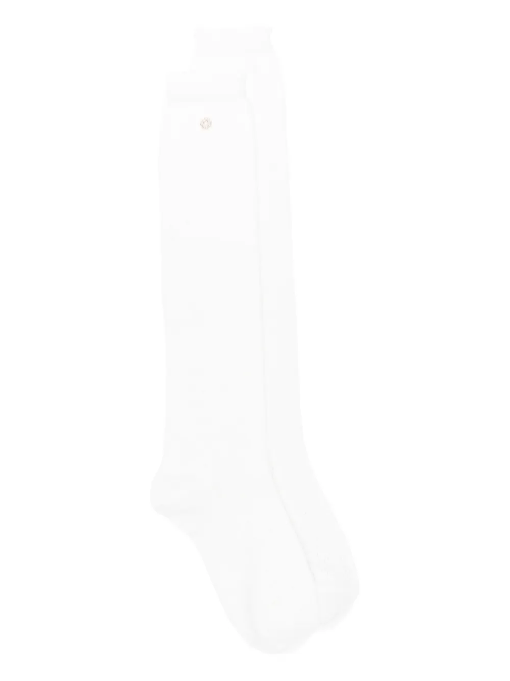 Maje flower appliqué socks - Bianco