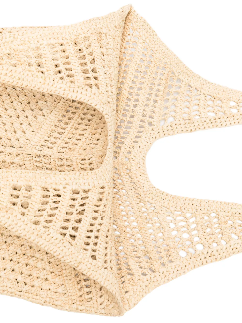 Maje Raffia shopper Beige