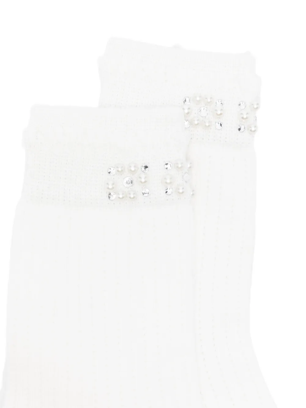Maje pearl embellished socks | Image 2