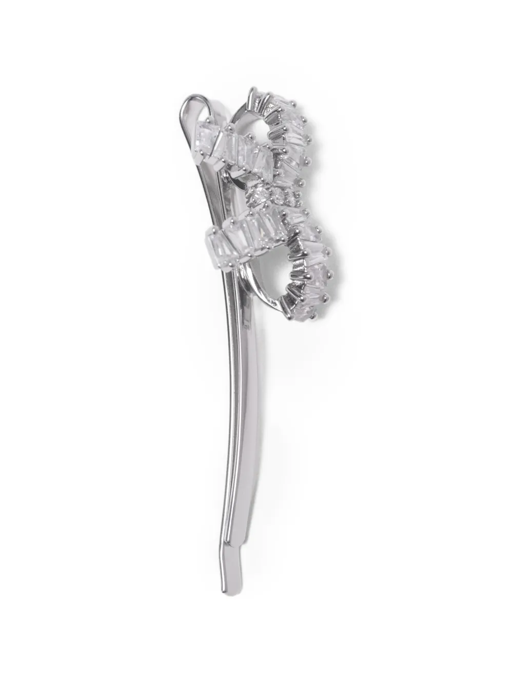 Maje Barrette met strik en stras Zilver
