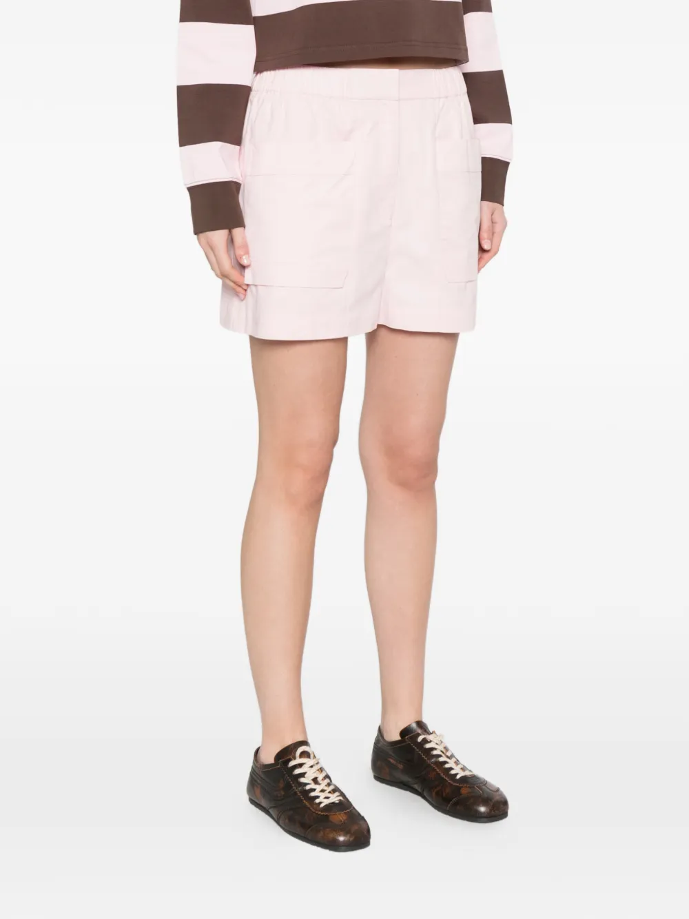 Maje Katoenen shorts Roze