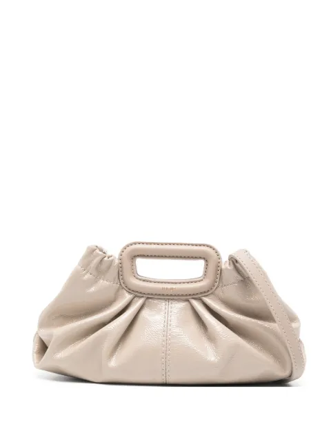 Maje logo-detail gathered tote bag