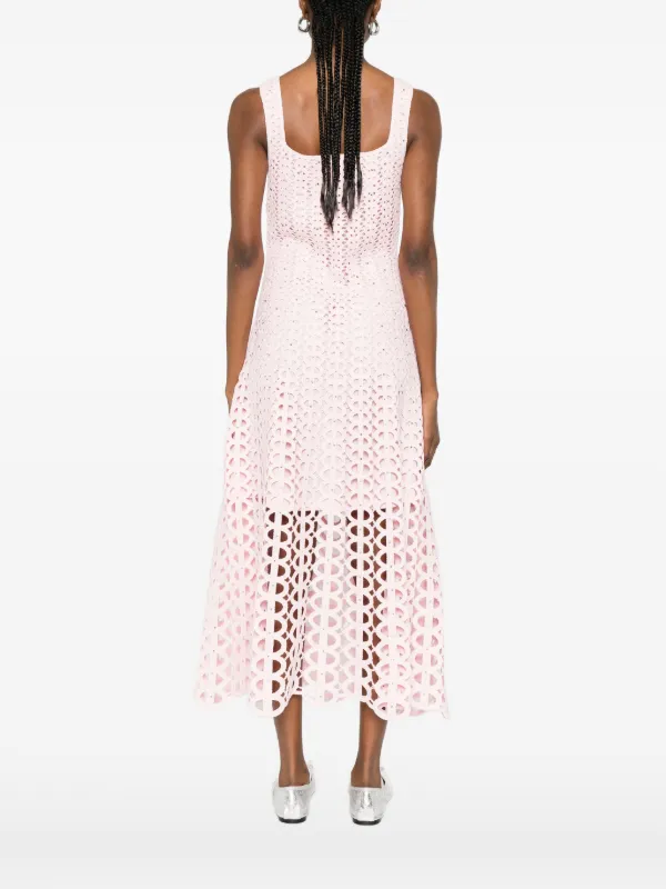 pink maje dress Short straight dress Pink For Women