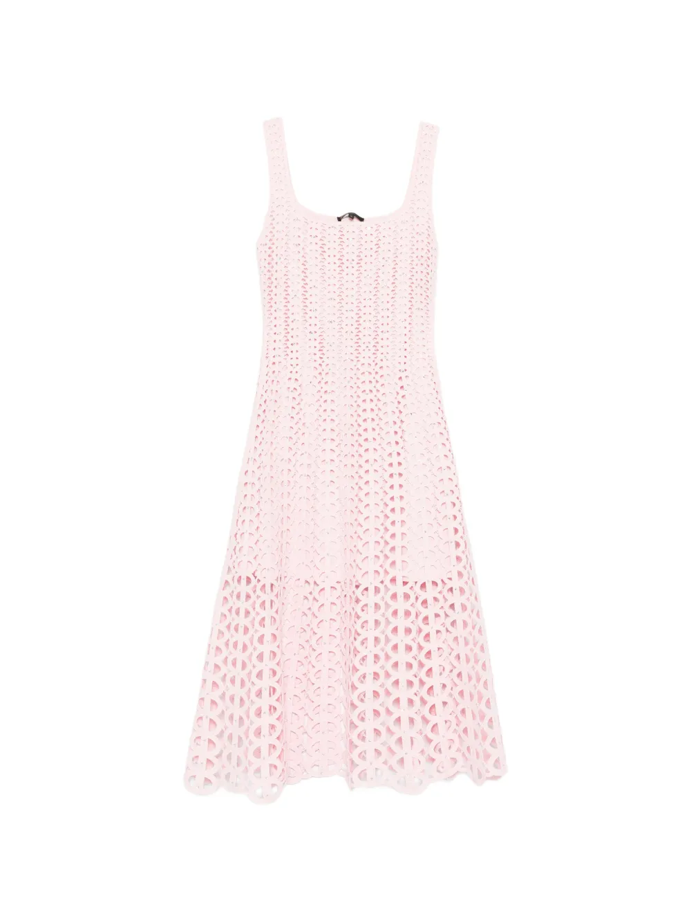 Maje openwork midi dress - Rosa
