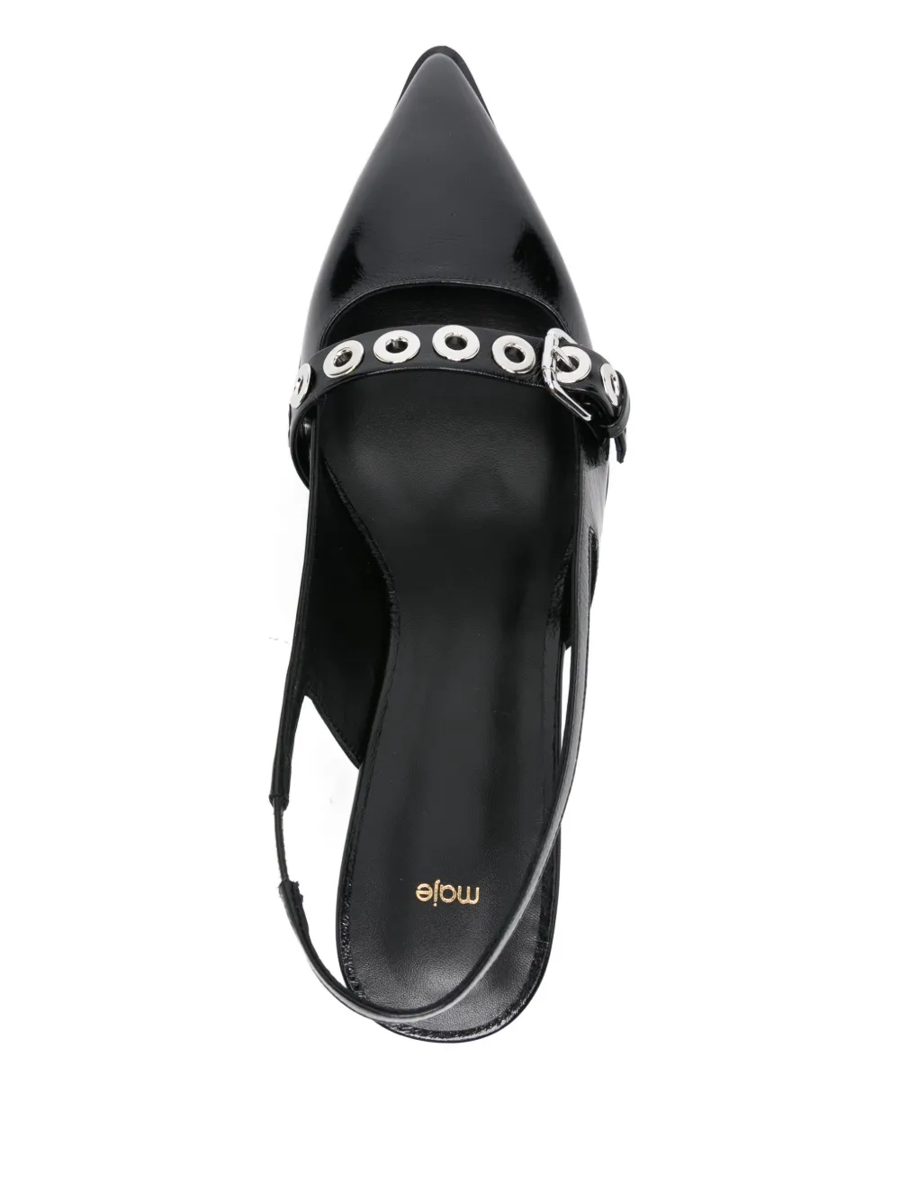 Maje 70mm pumps met ringlets Zwart