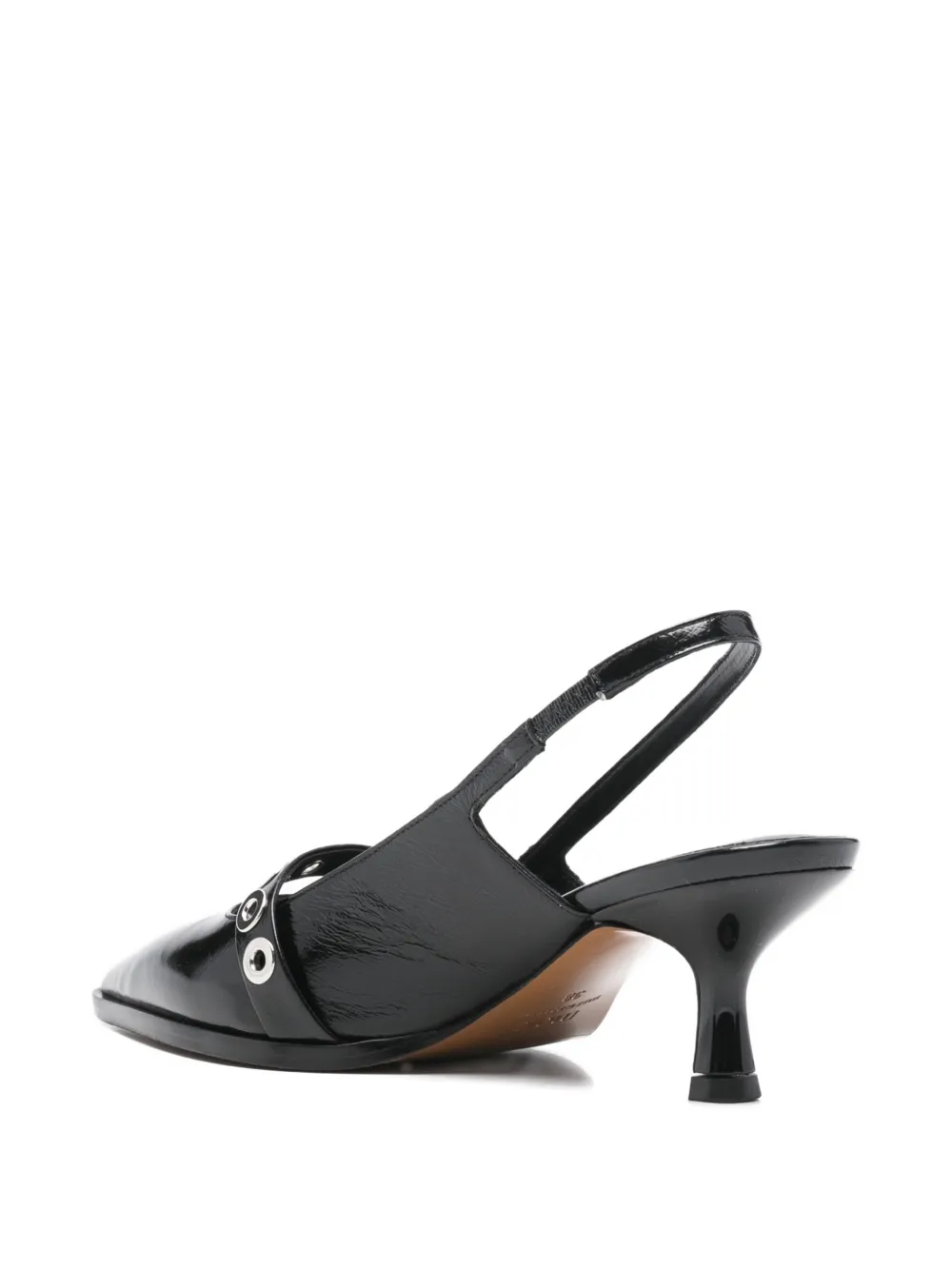 Maje 70mm pumps met ringlets Zwart