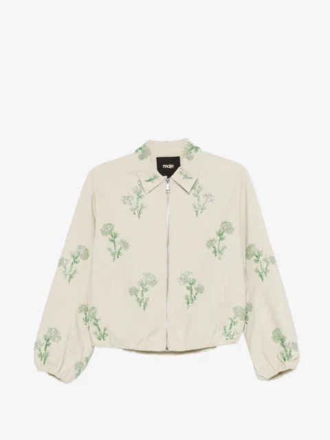 Maje beaded technical jacket