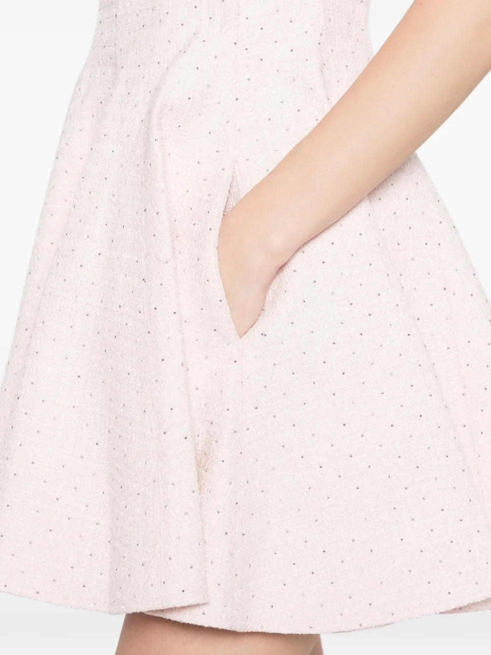 Maje Mouwloze mini-jurk Roze