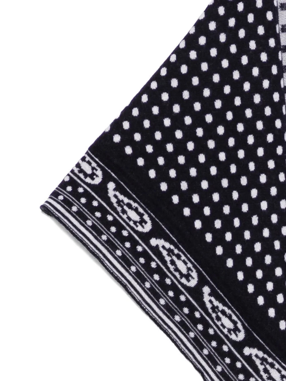 Maje Polka-dot Bandana Scarf - Blue 