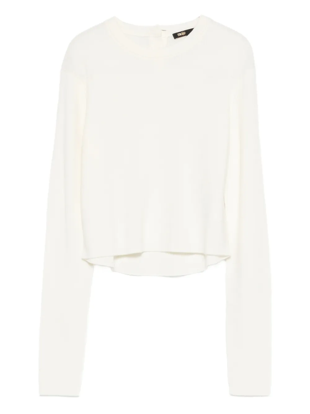 Maje Pullover mit Schleife - Nude