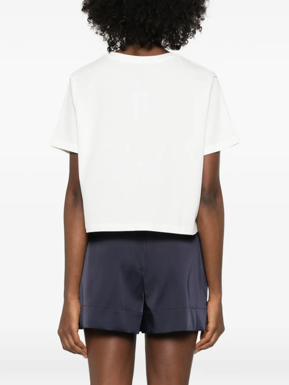 Maje T-shirt met grafische print Wit