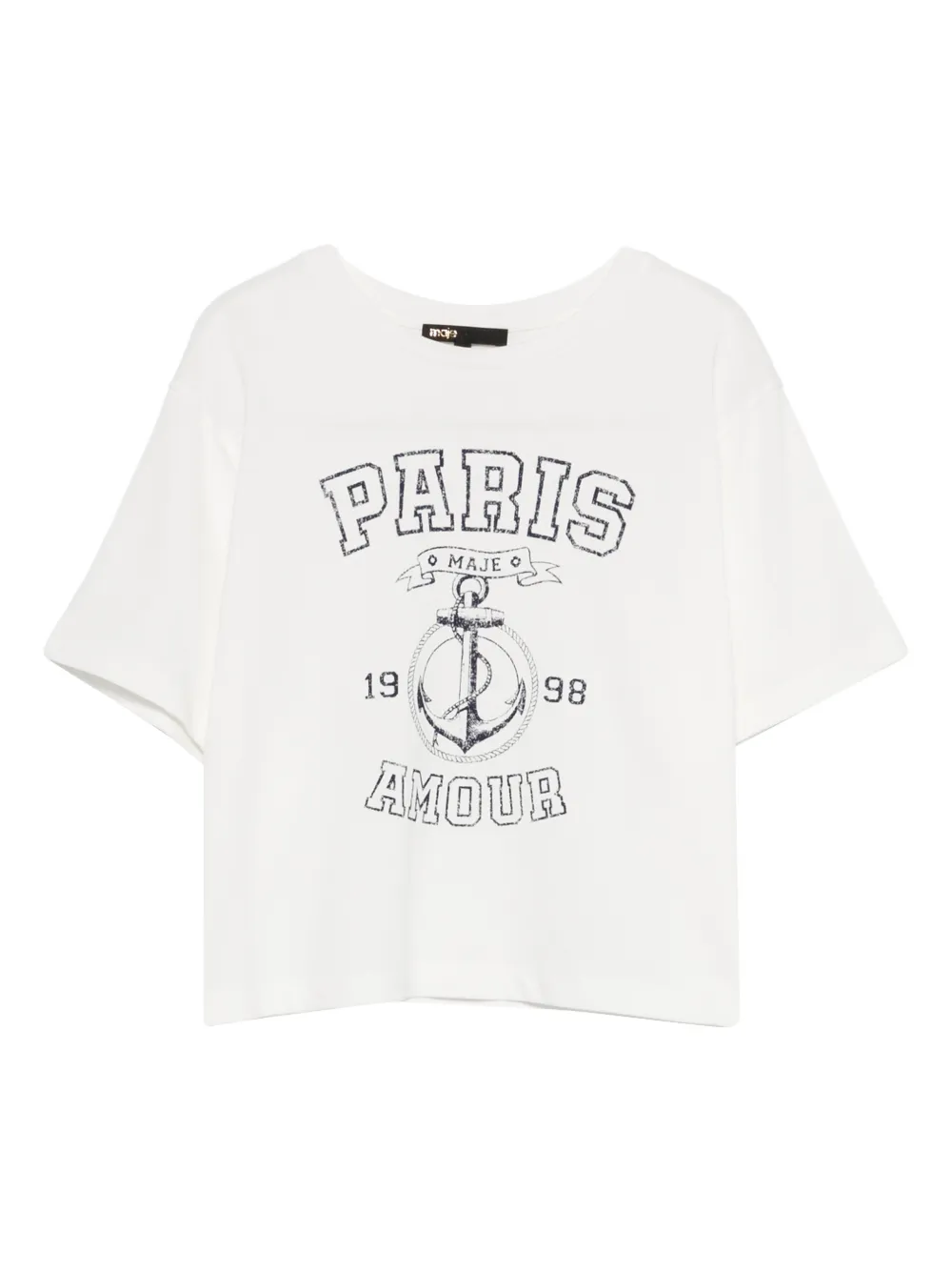 Maje T-shirt con grafica - Bianco
