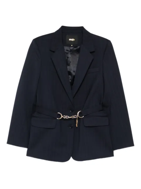 Maje pinstripe single-breasted blazer