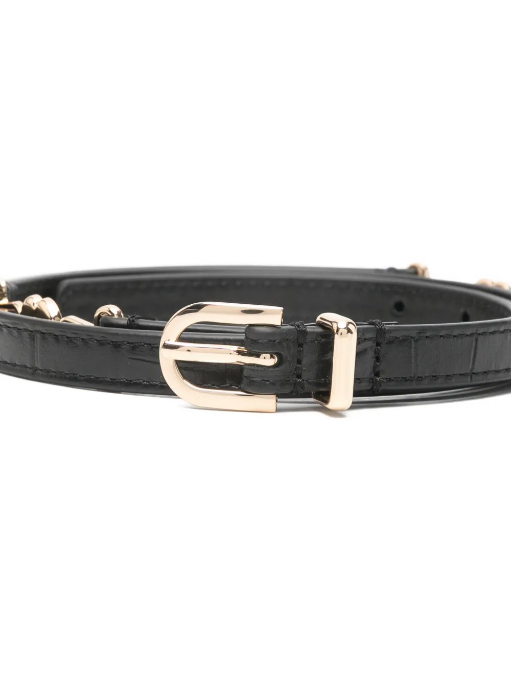  Maje Buckle Belt - Black 