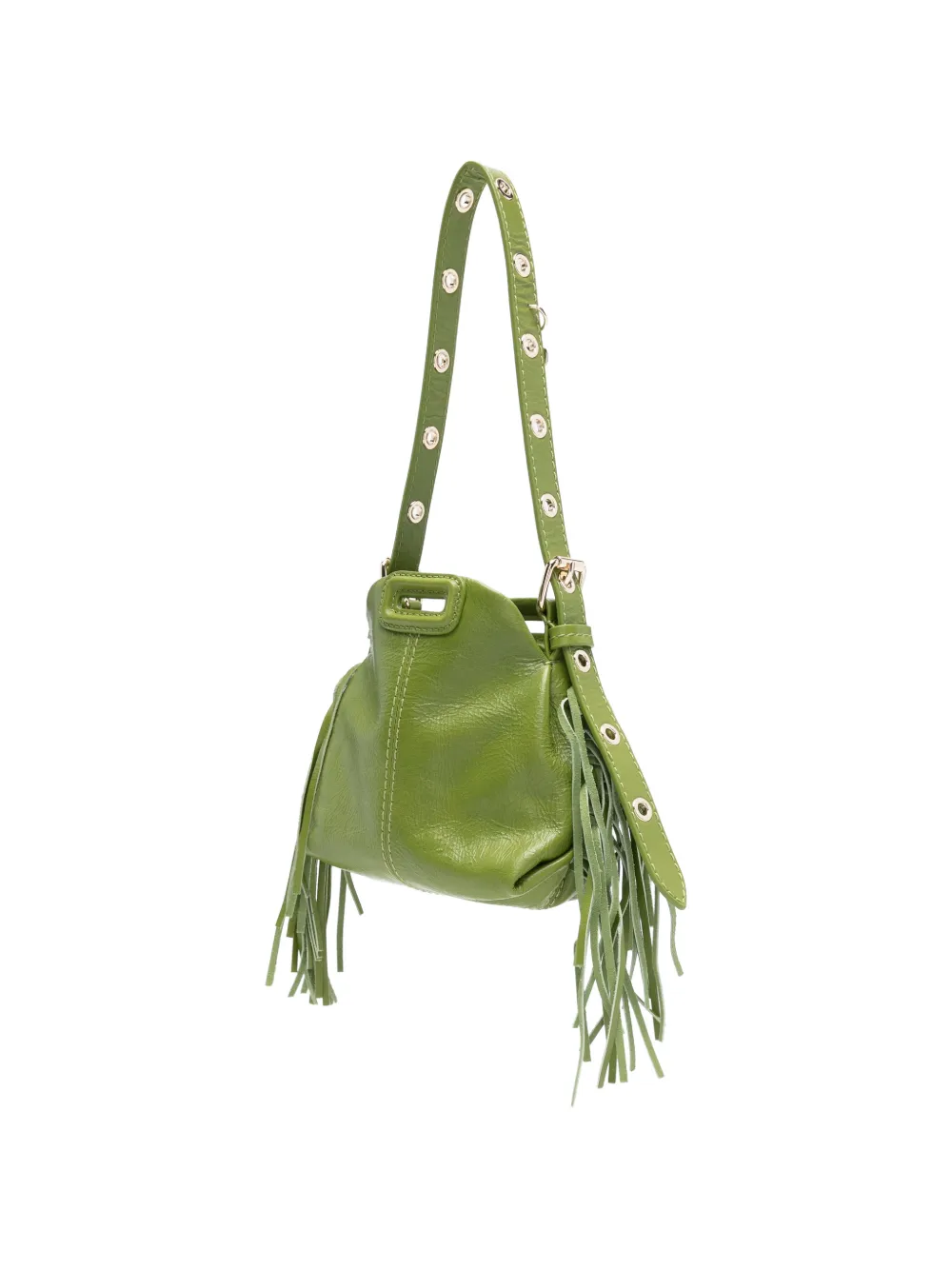 Maje Miss M shopper met franje Groen