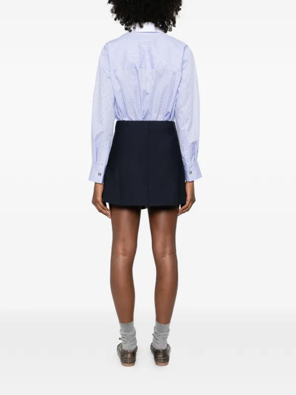 maje shirt dress blue Maje Flared Shirt Dress in Blue Sky at Nordstrom, Size 40
