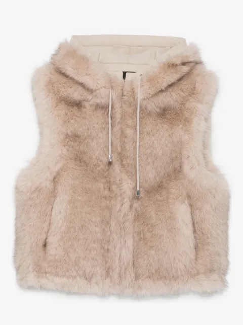 Maje short faux fur jacket