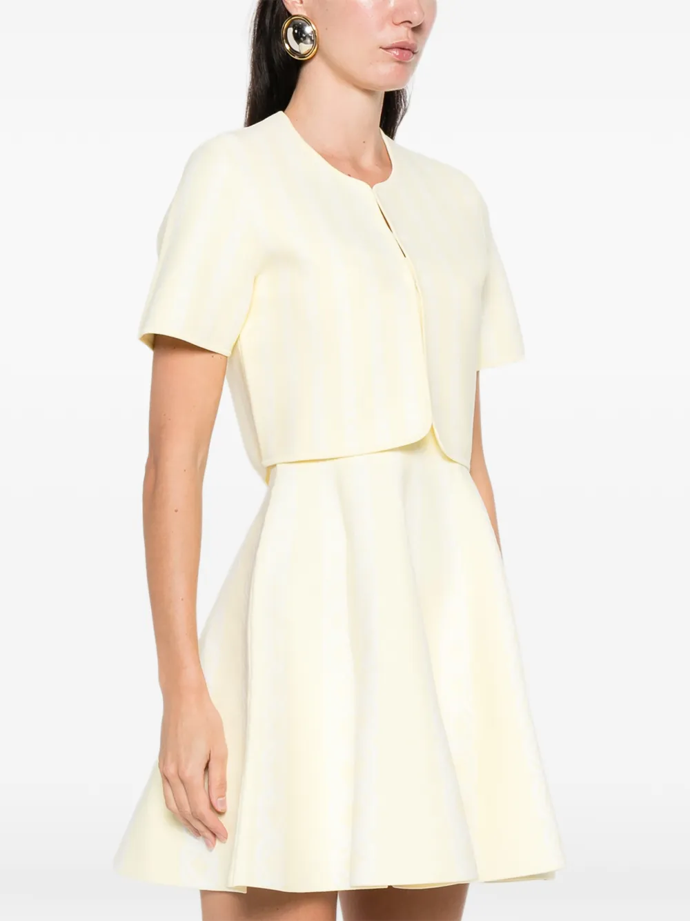  Maje Patterned Jacket - Yellow 