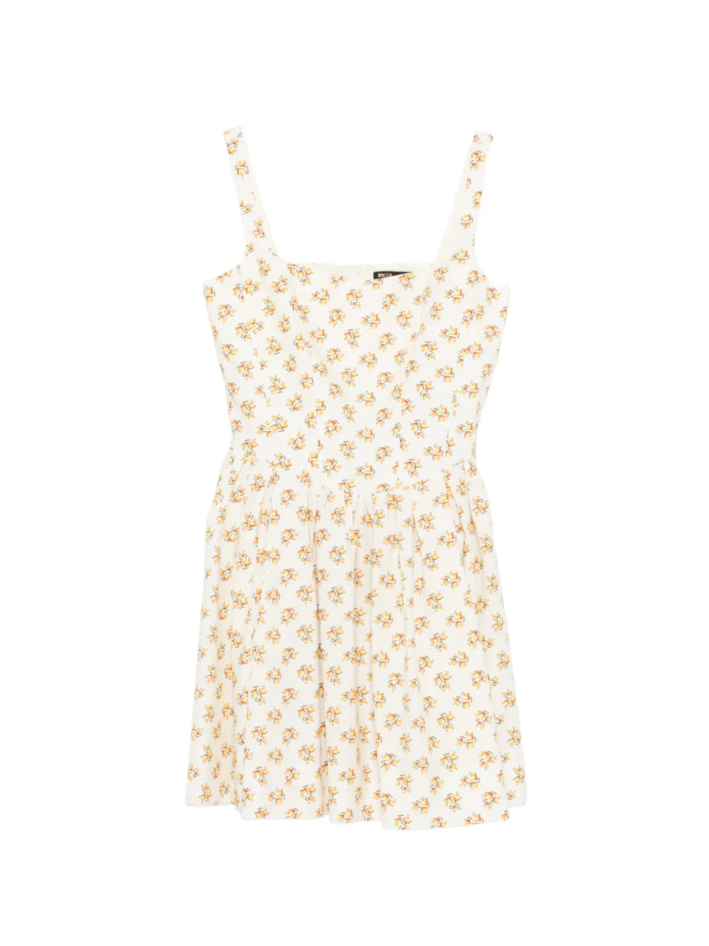 Maje Abito corto a fiori - Toni neutri