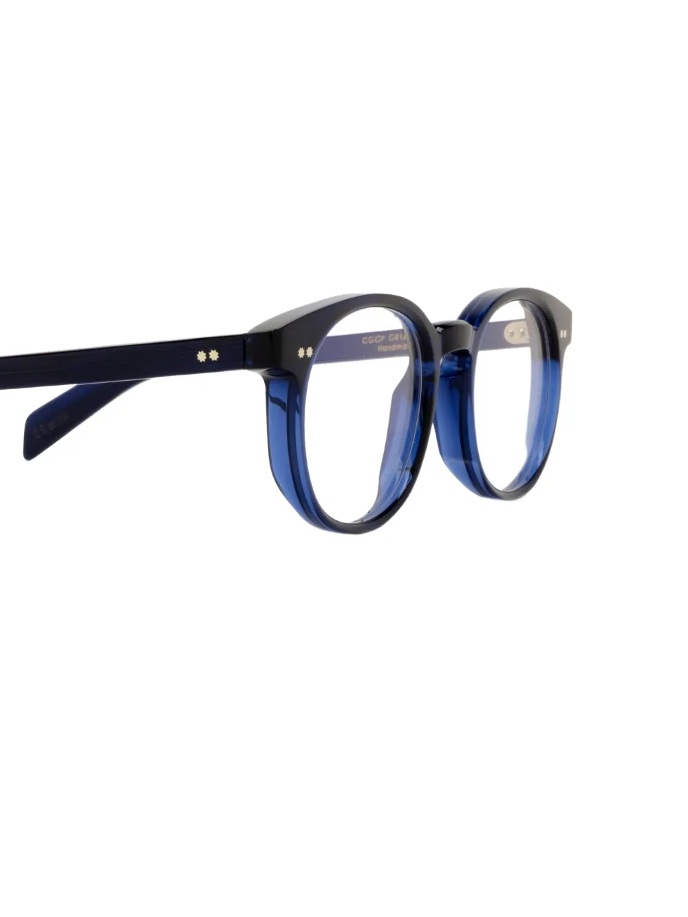 Cutler & Gross Bril met rond montuur Blauw