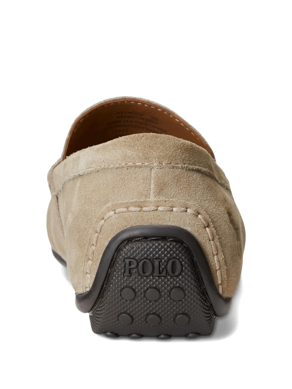 Polo Ralph Lauren Reynold suède loafers met handgestik Beige