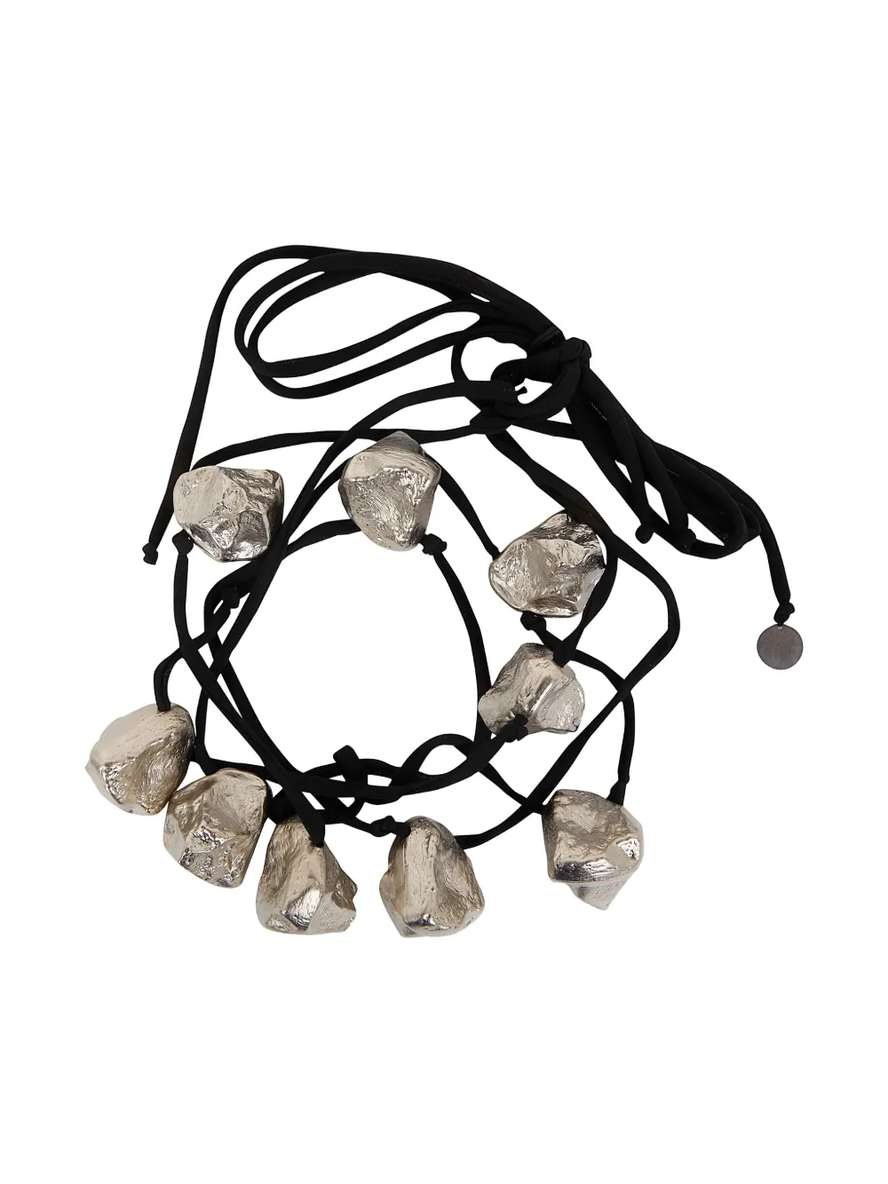 Maria Calderara silver stone necklace - Zilver