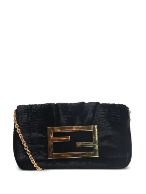 Fendi Pre-Owned Mia logo-plaque chain shoulder bag