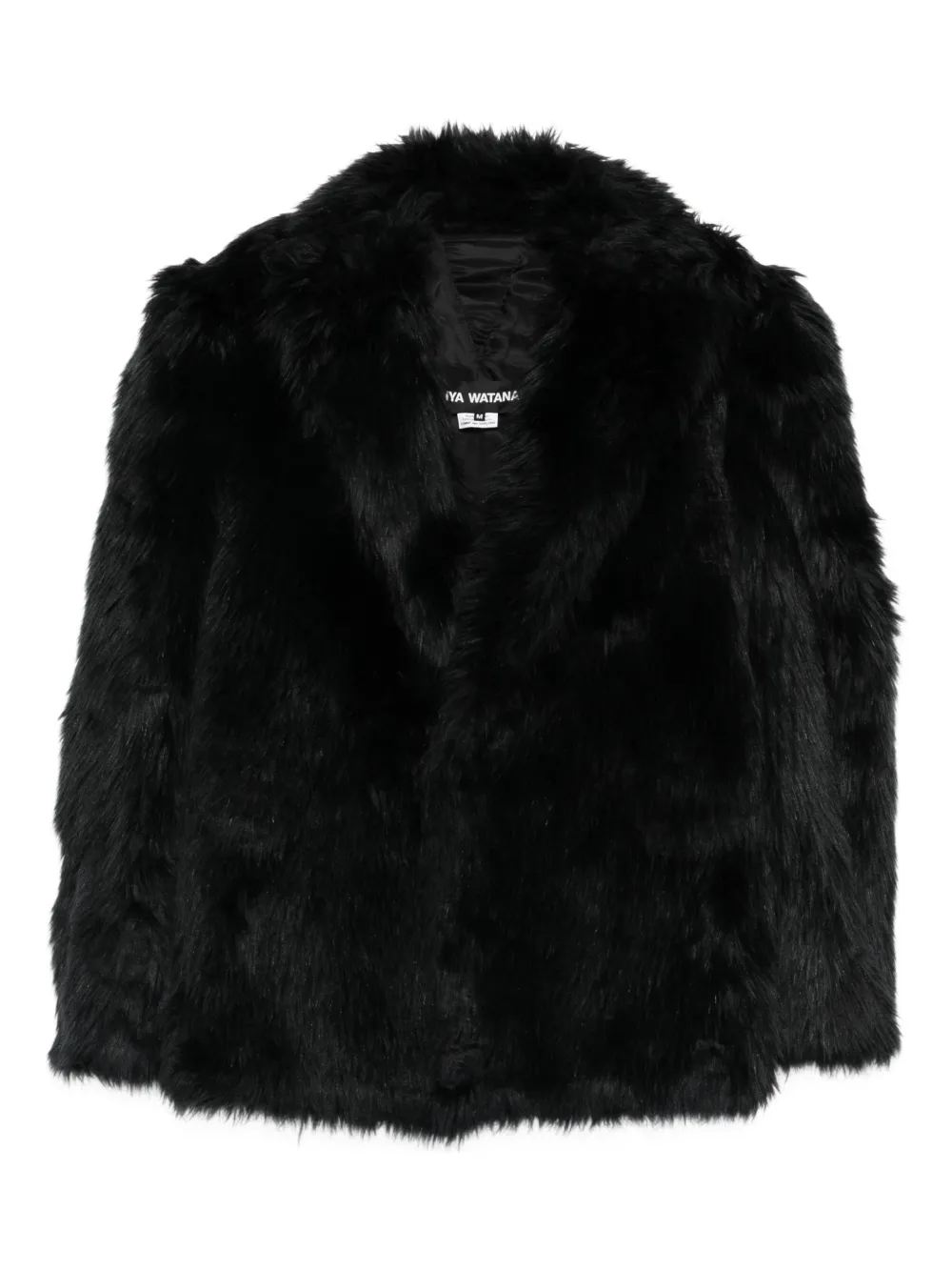 Junya Watanabe faux-fur jacket - Nero